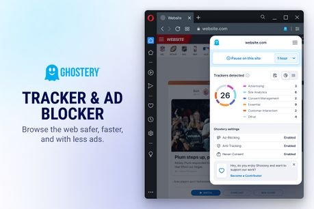 كيف تحافظ على خصوصيتك أثناء تصفح الإنترنت باستخدام إضافة Ghostery على Opera؟
