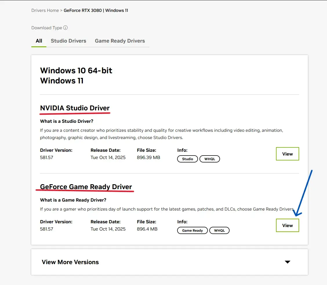 تعريف درايفر Nvidia 