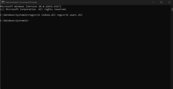 image حل مشكلة Unarc.dll