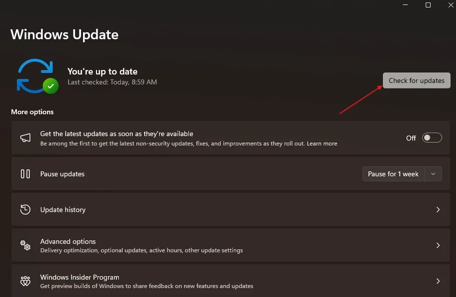 تحديث الويندوز