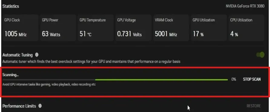 كسر سرعة كرت شاشة rtx 3060, 3070, 3080