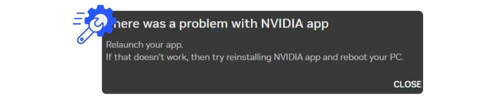 حلّ خطأ There was a problem with Nvidia App